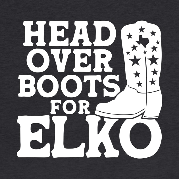 Head Over Boots for Elko // Texas Maroon A by SLAG_Creative